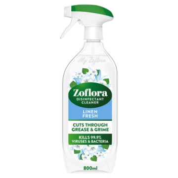 (8 x 800ml) ZOFLORA MULTI-PURP.DISINFECTANT CLEANER - LINEN