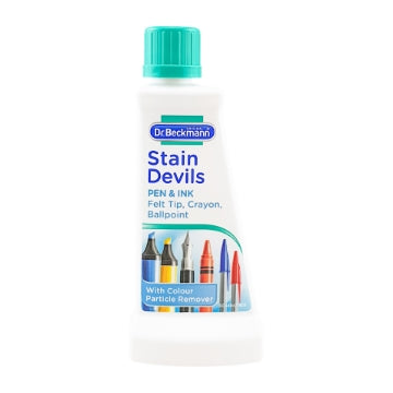 (6 x 50ml) DR BECKMANN STAIN DEVILS - BALLPOINT PEN&INK