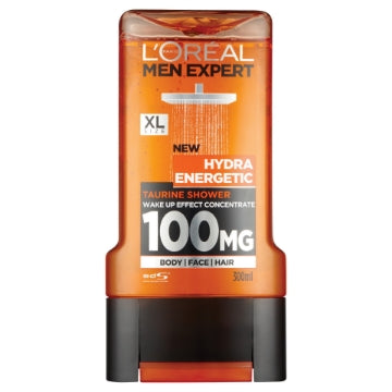 (6 x 300ml) L'OREAL MEN EXPERT SHOWER GEL - HYDRA ENERG
