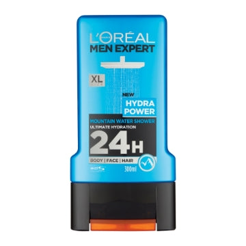 (6 x 300ml) L'OREAL MEN EXPERT SHOWER GEL - HYDRA POWER