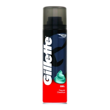(6 x 200ml) GILLETTE SHAVING GEL - CLASSIC