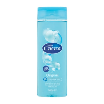 (6 x 500ml) CAREX SHOWER GEL - ORIGINAL