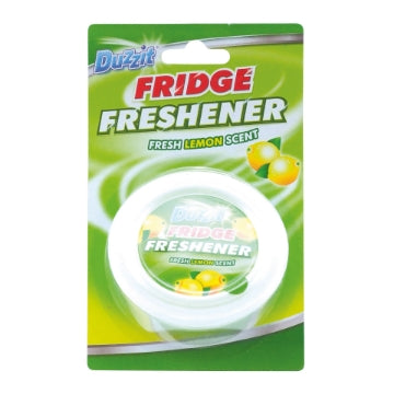 (12 x SINGLE) DUZZIT - FRIDGE FRESHENER (LEMON)