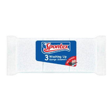 (10 x 3pk) SPONTEX - NON-SCRATCH SPONGE SCOURER 3pk
