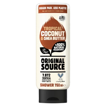 (6 x 750ml) ORIGINAL SOURCE - COCONUT & SHEA BUTTER