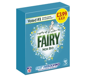 (6 x 600g) FAIRY WASHING POWDER - NON BIO (10w)