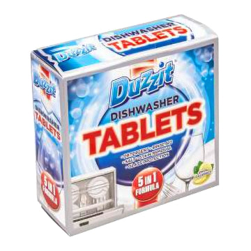 (16 x 12's) DUZZIT 5 IN 1 DISHWASHER TABLETS