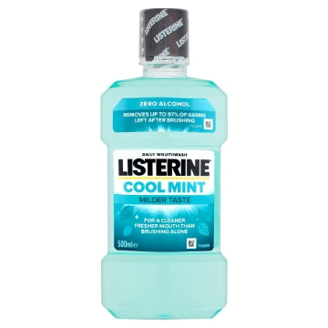 (6 x 500ml) LISTERINE MOUTHWASH - COOL MINT 0%