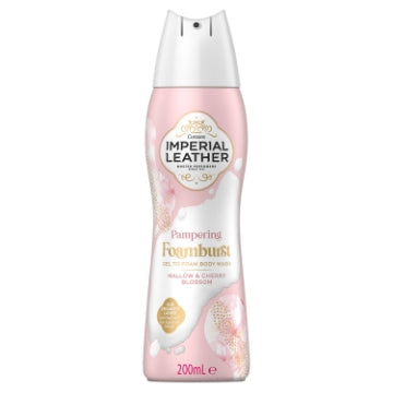 (6 x 200ml) IMPERIAL LEATHER FOAMBURST - PAMPERING