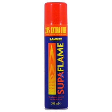 (12 x 300ml) SUPAFLAME LIGHTER FLUID 250ml+20% FREE