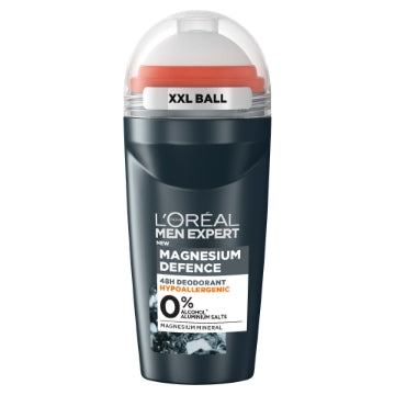 (6 x 50ml) L'OREAL MEN EXPERT ROLL ON - MAGNESIUM