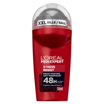 (6 x 50ml) L'OREAL MEN EXPERT ROLL ON - STRESS RESIST