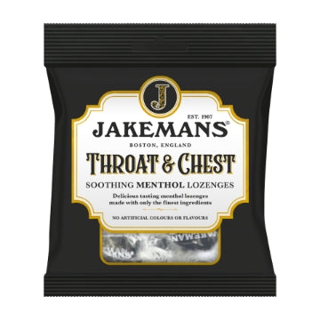 (12 x 73g) JAKEMANS THROAT & CHEST BAG