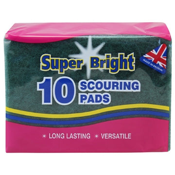 (10 x 10pk) SUPERBRIGHT - SCOURING PAD