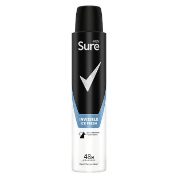 (6 x 200ml) SURE MEN APA - INVISIBLE ICE