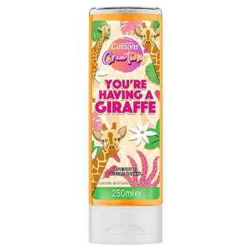 (6 x 250ml) CUSSONS CREATIONS BODYWASH HAVING A GIRAFFE