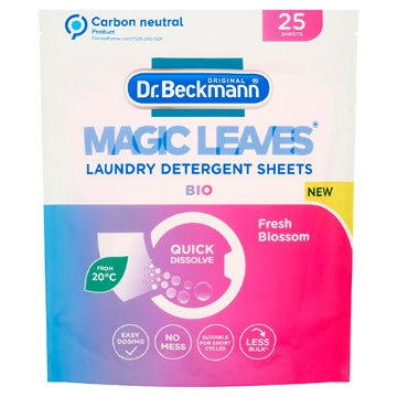 (10 x 25's) DR BECKMANN - MAGIC LEAVES DETERGENT BIO