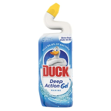 (8 x 750ml) DUCK TOILET GEL - DEEP ACTION MARINE