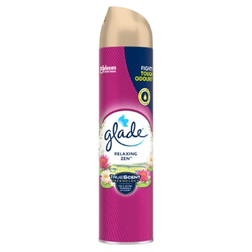 (12 x 300ml) GLADE AEROSOL TRUE SCENT - RELAXING ZEN