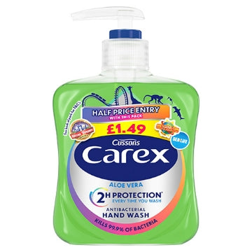 (6 x 250ml) CAREX HANDWASH - ALOE
