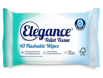 (16 x 40's) ELEGANCE - MOIST TOILET TISSUE WIPES (ELFMTT)