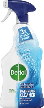 (6 x 1L) DETTOL POWER & PURE BATHROOM SPRAY
