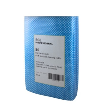 (1 x 50's) EGL CATERING - ALL PURPOSE CLOTHS BLUE (50pk)