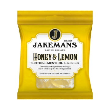 (12 x 73g) JAKEMANS HONEY & LEMON BAG