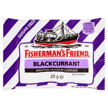 (24 x 25g) FISHERMAN'S FRIEND - BLACKCURRANT