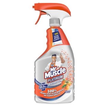 (6 x 750ml) MR MUSCLE PLATINUM BATHROOM SPRAY MANDARIN