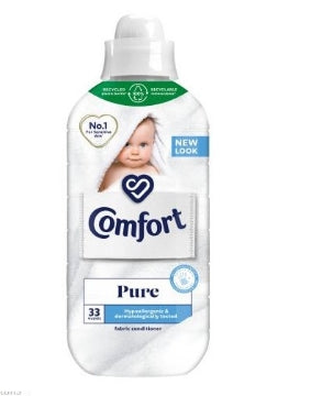 (8 x 990ml) COMFORT FABRIC CONDITIONER - PURE (33w)