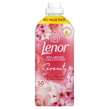 (6 x 1.65L) LENOR FABRIC CONDITIONER -CHERRY & ROSE 50w