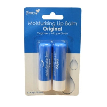 (12 x 2 x 4.3g) PRETTY MOISTURISING LIP BALM - ORIGINAL