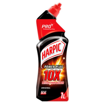(12 x 1L) HARPIC PRO POWERPLUS TOILET CLEANER ORIG