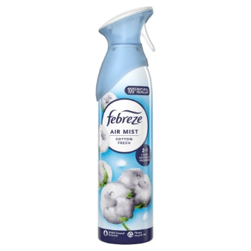 (8 x 185ml) FEBREZE AIR FRESHENER - COTTON FRESH