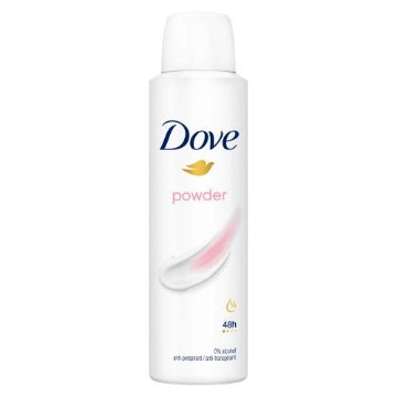 (6 x 150ml) DOVE SPRAY - POWDER