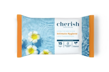 (12 x 15's) CHERISH INTIMATE HYGIENE WIPES (CHIH)