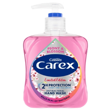 (6 x 250ml) CAREX HANDWASH LIQUID - PEONY & BLOSSOM