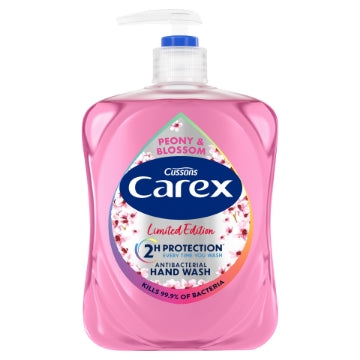 (6 x 500ml) CAREX HANDWASH LIQUID - PEONY & BLOSSOM