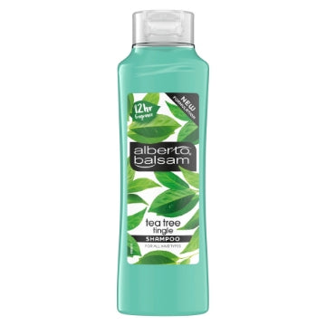 (6 x 350ml) ALBERTO BALSAM SHAMPOO - TEA TREE TINGLE