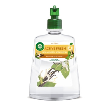 (4 x 228ml) AIRWICK AUTO SPRAY REFILL - VANIL&HONEY