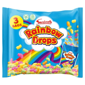 (10 x 3x32g) SWIZZELS RAINBOW DROPS - MULTIBAG