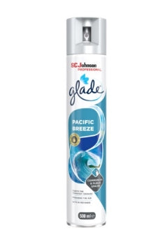 (12 x 500ml) GLADE AIR FRESHENER - PACIFIC BREEZE