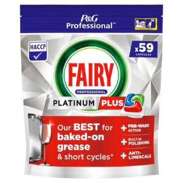(4 x 59's) FAIRY DISHWASHER PLATINUM + TABS - ORIGINAL