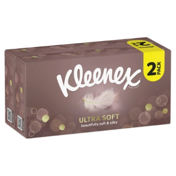 (6 x TWIN) KLEENEX ULT-SOFT TISSUES 3ply 2x64 wsl