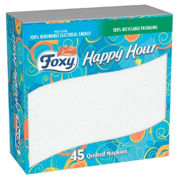 (24 x 45pk) FOXY HAPPY HOUR - NAPKINS