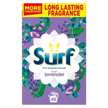 (4 x 2.25kg) SURF POWDER - LAVENDER (45w)