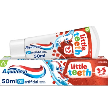 (12 x 50ml) AQUAFRESH TOOTHPASTE - LITTLE TEETH 3-5YRS