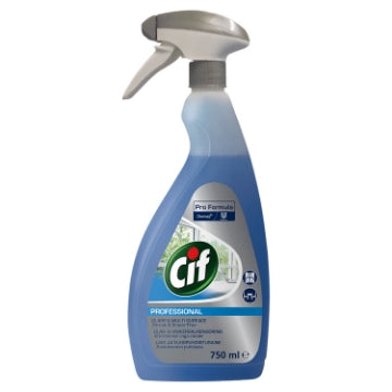 (6 x 750ml) CIF PROF - GLASS & MULTI SURF CLEANER TRIGGER