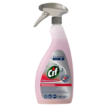 (6 x 750ml) CIF PROF - 4IN1 WASHROOM PLUS TRIGGER
